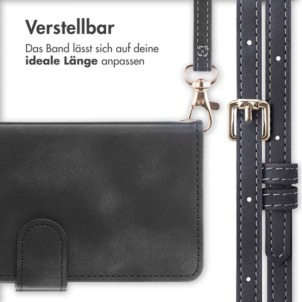 imoshion Klapphülle mit Kordel Apple iPhone 12 (Pro) - Schwarz