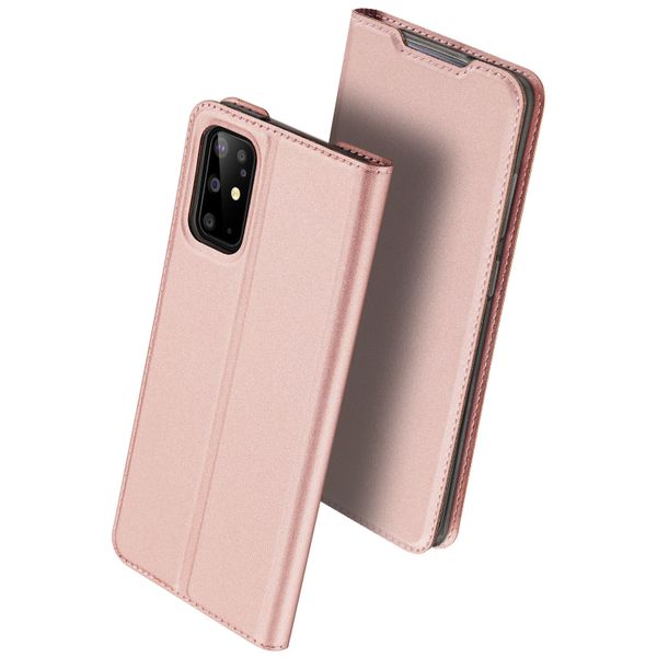 Dux Ducis Slim TPU Klapphülle Roségold für das Samsung Galaxy S20 Plus