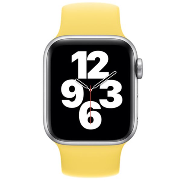 Apple Silikon Solo Loop für das  Apple Watch | 38/40/41/42 mm - Größe 3 - Ginger