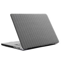 Selencia Cover mit gewebter Oberfläche Apple MacBook Pro 16 Zoll (2021 / 2023 M3 chip / 2024 M4 chip) - Grau