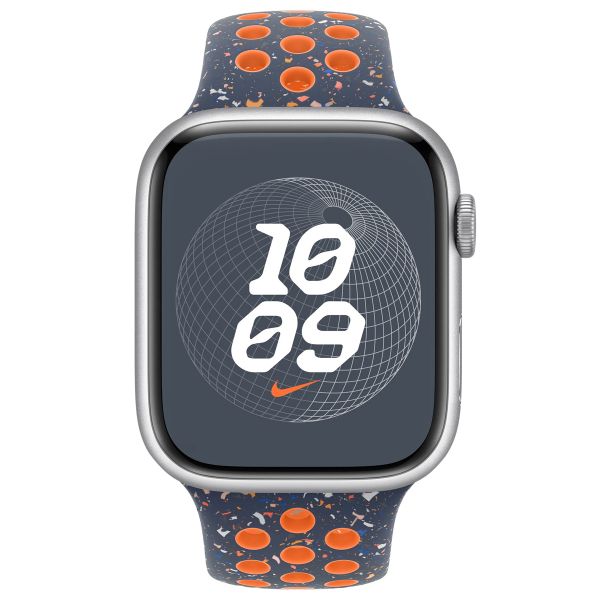 Apple Nike Sport Armband für das  Apple Watch Series 1 t/m 11 / SE / Ultra (44/45/46/49 mm) - Größe S/M - Blue Flame