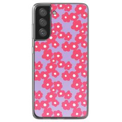 imoshion  Design Hülle für das Samsung Galaxy S21 FE - Dusty Rose Blossoms