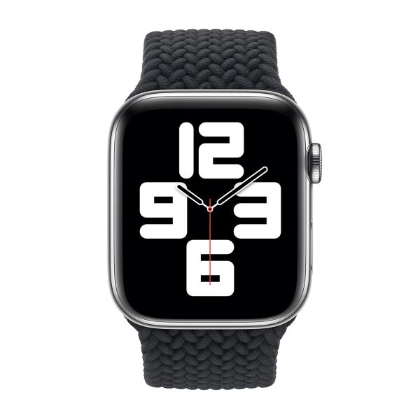 Apple Geflochtenes Solo Loop für das  Apple Watch | 38/40/41/42 mm - Größe 9 - Charcoal