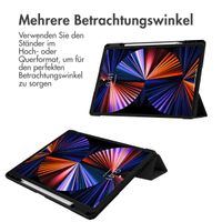 imoshion Trifold Hardcase Klapphülle für das iPad Pro 12.9 (2018/2020/2021/2022) - Schwarz