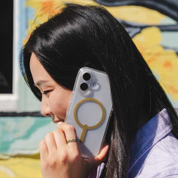 ZAGG Milan Snap Case mit MagSafe Apple iPhone 16 - Gold Glitter