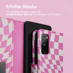 imoshion Design Klapphülle Samsung Galaxy S20 FE - Retro Pink