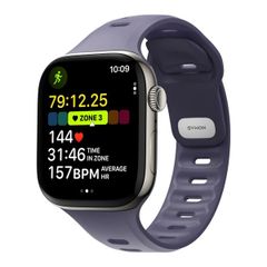 Nomad Tempo Silikonarmband für das  Apple Watch Series 1 - 9 / SE (38/40/41 mm) | Series 10 / 11 (42 mm) - Purple
