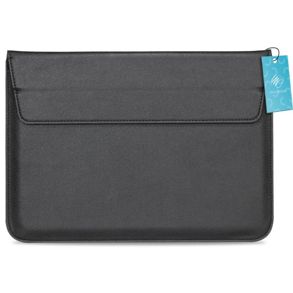 imoshion Vegan Lederen Laptop Sleeve 15 Zoll - Schwarz