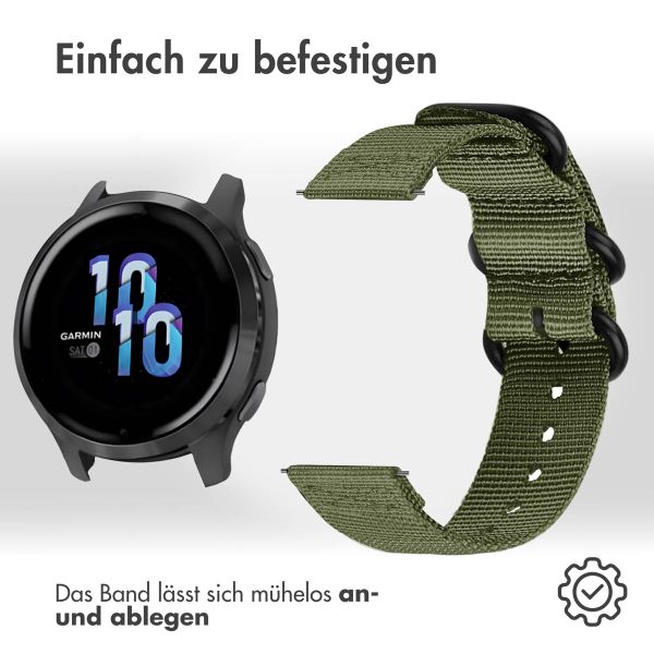 imoshion Nylonarmband - 22-mm-Universalanschluss - Grün