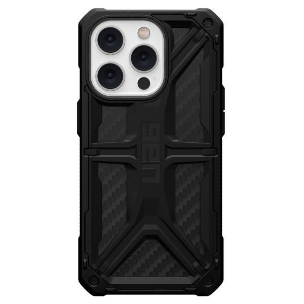 UAG Monarch Backcover für das iPhone 14 Pro - Carbon Fiber