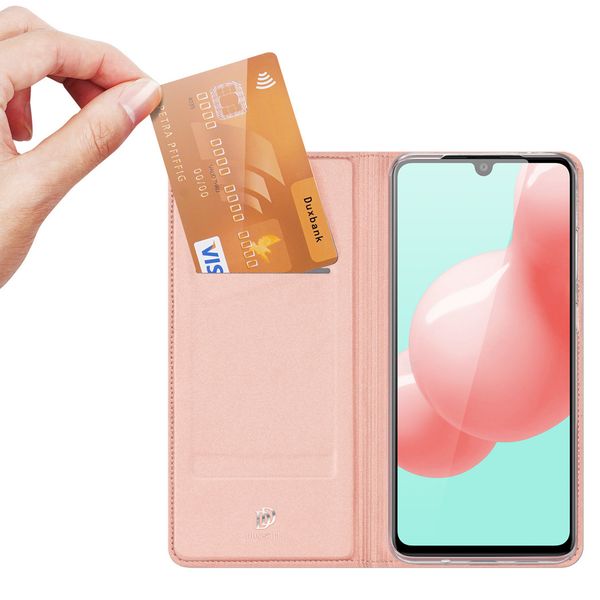 Dux Ducis Slim TPU Klapphülle Roségold für das Samsung Galaxy A41