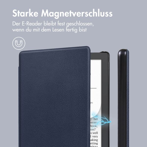 imoshion Slim Hard Case Klapphülle Pocketbook Verse Lite - Dunkelblau