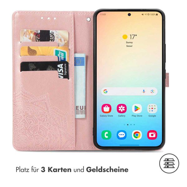 imoshion Mandala Klapphülle für das Samsung Galaxy S24 - Rose Gold