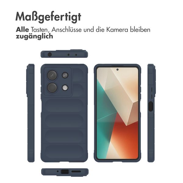 imoshion EasyGrip Back Cover für das Xiaomi Redmi Note 13 (5G) - Dunkelblau