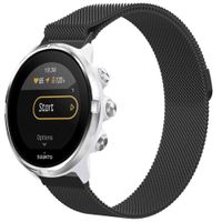 imoshion Magnetisches Milanaise Armband -   Universelle 24 mm Anschluss - Schwarz