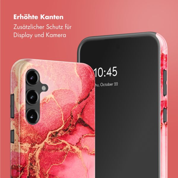 Selencia Vivid Back Cover Samsung Galaxy S23 FE - Rosy Marble