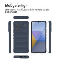 imoshion EasyGrip Back Cover für das Xiaomi Redmi Note 13 Pro Plus (5G) - Dunkelblau