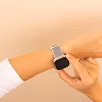 imoshion Nylonarmband für das  Apple Watch Series 1 t/m 9 / SE (38/40/41 mm) | Series 10 / 11 (42 mm) - Seashell