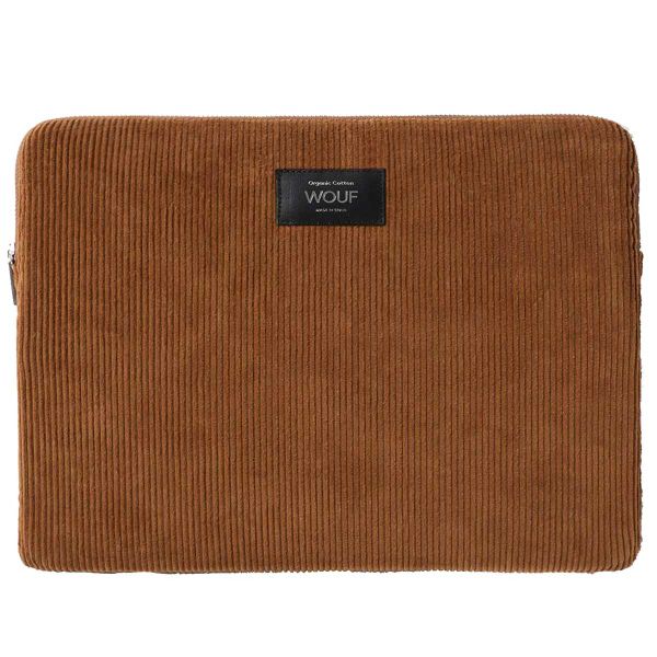 Wouf Cord Laptop Hülle 13-14 Zoll - Laptop Sleeve - Caramel