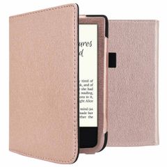 imoshion Vegan Leather Klapphülle für das Pocketbook Touch Lux 5 / HD 3 / Basic Lux 4 / Vivlio Lux 5 - Rose Gold