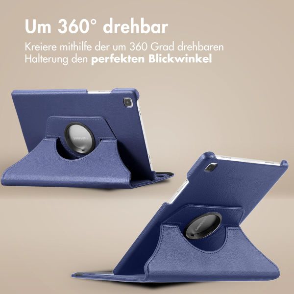 imoshion 360° drehbare Klapphülle Galaxy Tab S6 Lite / Tab S6 Lite (2022) / Tab S6 Lite (2024) - Dunkelblau