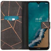 imoshion Design TPU Klapphülle für das Nokia G50 - Black Graphic