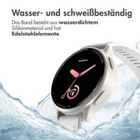 imoshion QuickFit® Silikonarmband - 22 mm Garmin Watch Anschluss - Weiß