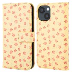 imoshion Design Klapphülle iPhone 14 - Sunny Yellow Petite Flowers