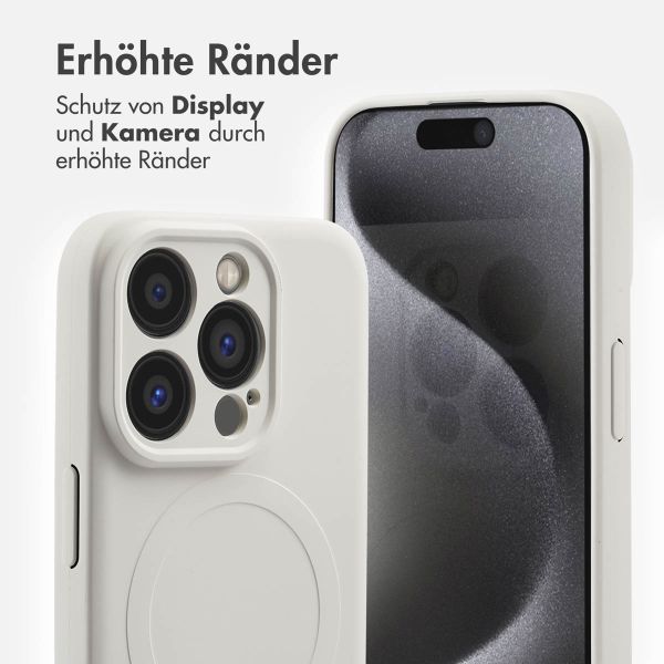 imoshion Color Back Cover mit MagSafe Apple iPhone 15 Pro - Beige