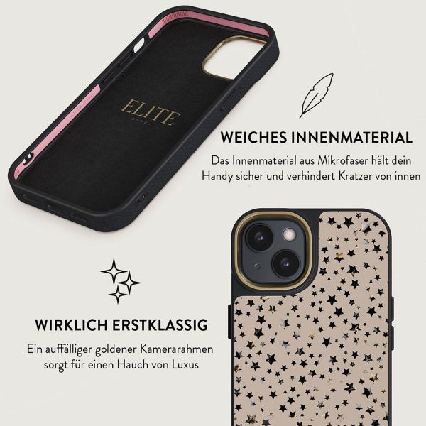 Burga Elite Gold Backcover für das iPhone 14 - Sparkling Tiara