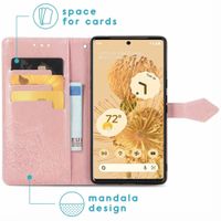 imoshion Mandala Klapphülle Google Pixel 6 Pro - Rosé gold