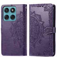 imoshion Mandala Klapphülle Motorola Edge 60 Fusion - Violett