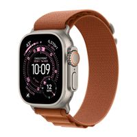 Apple Alpine Loop Armband für  Apple Watch Series 1 - 11 / SE / Ultra (44/45/46/49 mm) - Größe M - Terracotta / Natural Titanium