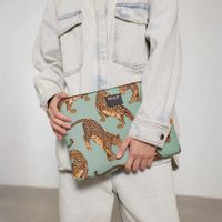 Wouf Daily Laptop Hülle 13-14 Zoll - Laptop Sleeve - Emerald Leopard