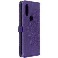 Mandala Klapphülle Violett für das Motorola One Vision