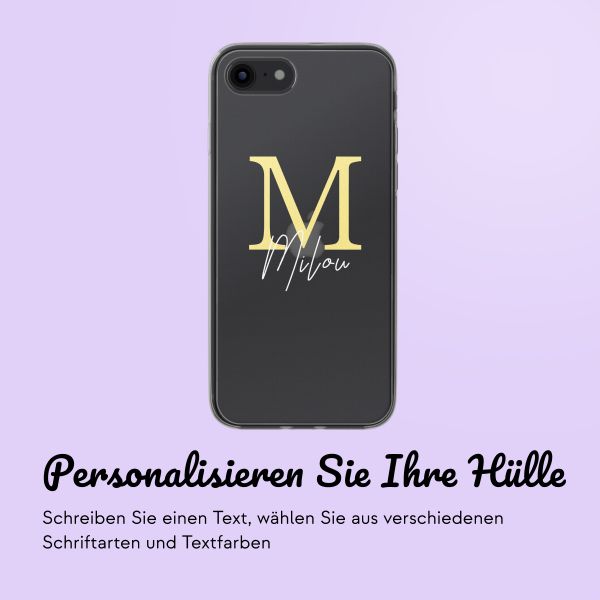 Hülle mit eigenem Foto und/oder Text Apple iPhone SE (2022 / 2020) / 8 / 7 - Letter