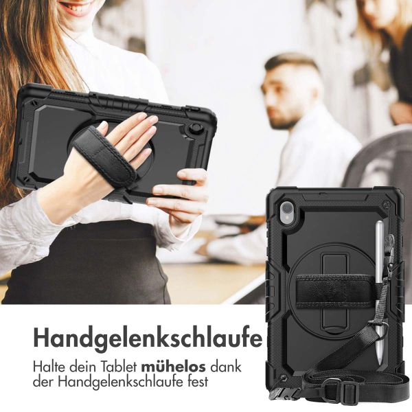 imoshion Tablet Cover mit Handriemen und Schulterriemen für das Lenovo M10 Plus / M10 FHD Plus - Schwarz