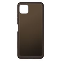 Samsung Original Silicone Clear Cover Galaxy A22 (5G) - Schwarz