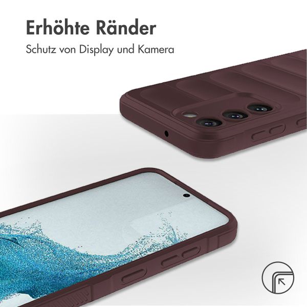 imoshion EasyGrip Back Cover für das Samsung Galaxy S23 Plus - Aubergine