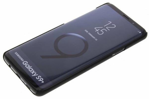 Schwarze unifarbene Hardcase-Hülle Samsung Galaxy S9 Plus