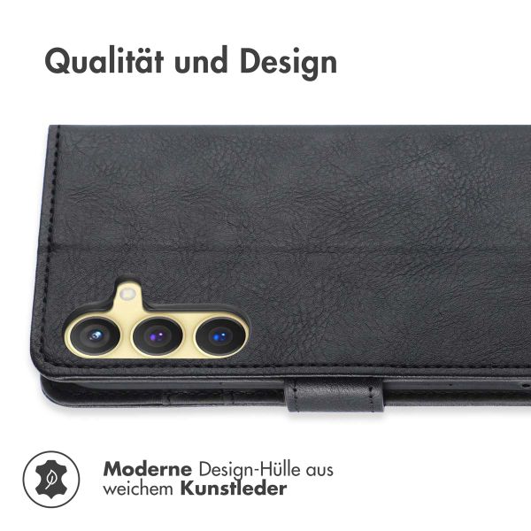 imoshion Luxuriöse Klapphülle Samsung Galaxy S24 Plus - Schwarz