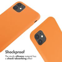 imoshion SilikonHülle mit Band Apple iPhone 11 - Orange