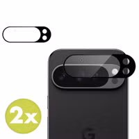 imoshion Kameraprotektor aus Glas 2er-Pack für das Google Pixel 9 - Schwarz