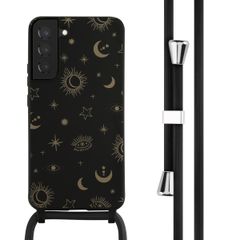 imoshion SilikonHülle design mit Band Samsung Galaxy S22 Plus - Sky Black