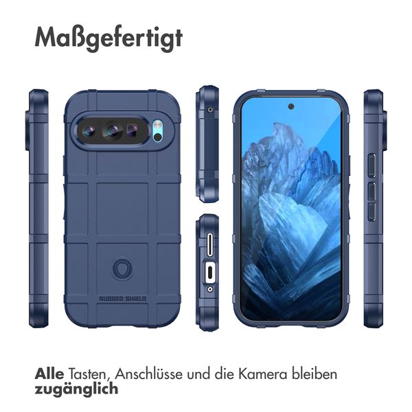 imoshion Rugged Shield Backcover Google Pixel 9 / 9 Pro - Dunkelblau