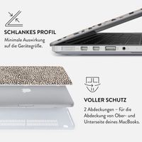 Burga Hardshell Hülle für das MacBook Air 13 Zoll (2022) / Air 13 Zoll (2024) M3 chip - A2681 / A3113 - Almond Latte