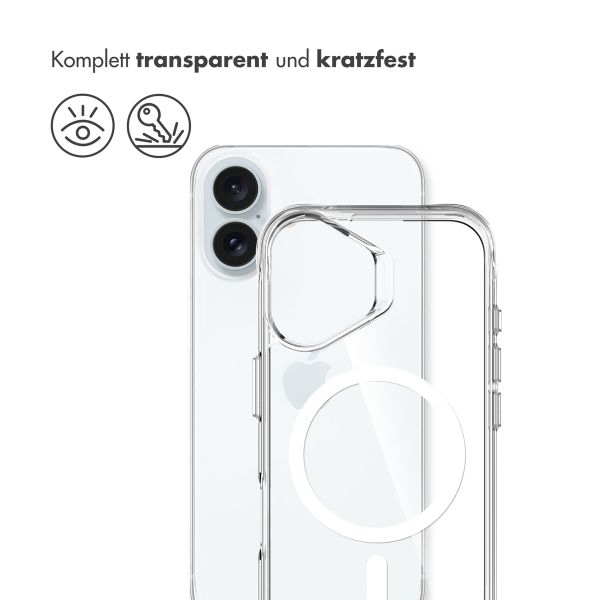 imoshion Rugged Air MagSafe Case iPhone 16 Plus - Transparent