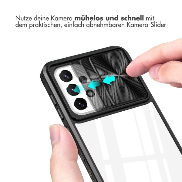 imoshion Back Cover mit Kameraschieber für das Samsung Galaxy A53 - Schwarz