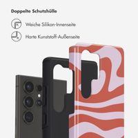 Selencia Vivid Back Cover Samsung Galaxy S25 Ultra - Dream Swirl Pink