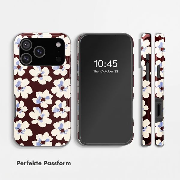 Selencia Vivid Back Cover Apple iPhone 17 Pro - Choco Flower Pop